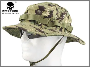 EMERSON Boonie Hat Paduri Marpat Militare Tactice Armata Pălărie Anti-racla Grila Tesatura camuflaj pălărie AOR2 Vânătoare Capac EM8740