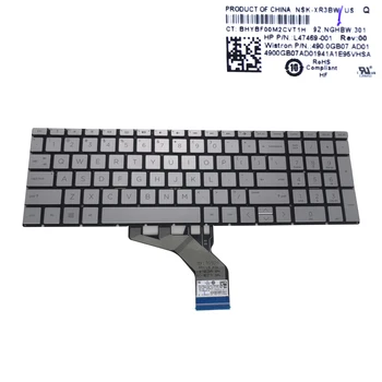 Engleză Iluminare tastatura Pentru HP acasă 15 DA da1000 15t-DA 15-DK 15-CN 15-CR 15-CS laptop Keyboars Backlit NE argint L47469-001