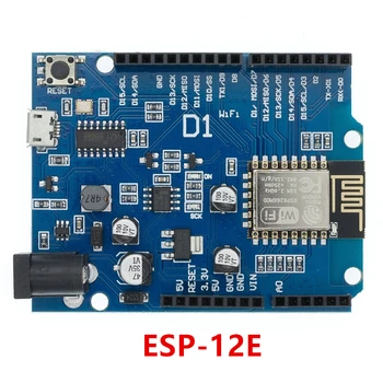 ESP-12E WeMos D1 UNO R3 CH340 CH340G WiFi Consiliul de Dezvoltare Bazat ESP8266 Scut Inteligent Electronice PCB Pentru Arduino Compatibil IDE 1