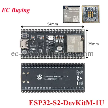 ESP32-S2-DevKitM-1U Consiliul de Dezvoltare ESP32 ESP32-S2 ESP32-S2-MINI-1 ESP32-S2-MINI-1U 4MB Flash WiFi Modulul Wireless