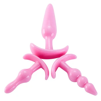 Exploziv varietate de anal prize combinație jucarii sexuale vibratoare anale dop de fund sex feminin clitoridian stimulator anal plug toy 5