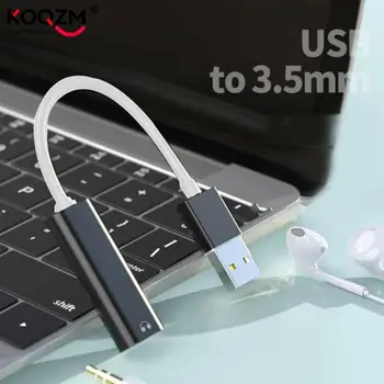 Extern 3.5 mm Jack USB Adaptor USB La Microfon Difuzor Audio Interface Adaptor Pentru PC, Laptop, placa de Sunet USB