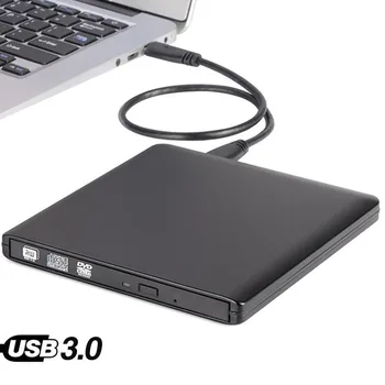 Extern Slim USB 3.0 DVD-Writer, DVD-RW, VCD, CD-RW Arzător Unitate Superdrive Portabil pentru Apple Pro Air iMAC PC Notebook Laptop