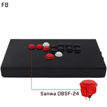F8 Toate Butoanele Hitbox Stil Arcade Joystick Lupta Stick Controler de Joc Pentru PS4/PS3/PC Sanwa OBSF-24 30