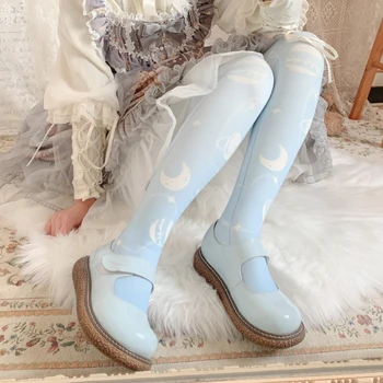 Fata Roz Imprimate 3d Ciorapi de Poliester de Inalta Calitate Vară Subțire Cosplay Ciorapi Fata Harajuku Wakai Șosete