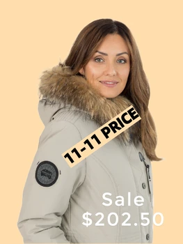 Femei jacheta de iarna cu gluga nortfolk cald parka coat naturale, cu blană de raton pentru iarna Siberiana