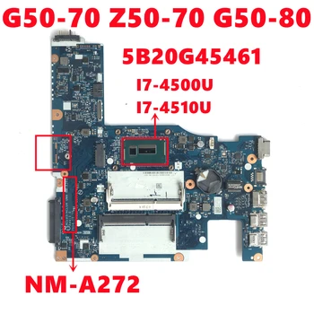 FRU:5B20G45461 Pentru Lenovo G50-70 Z50-70 G50-80 Laptop Placa de baza ACLU3/ACLU4 UMA NM-A272 Cu I7-4500U I7-4510U DDR3 100% de Testare