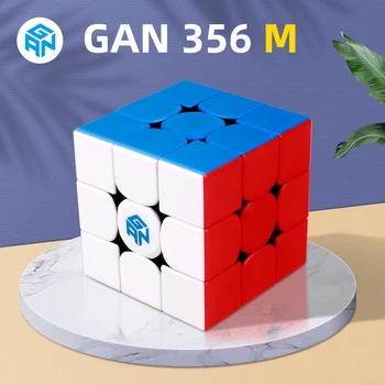GAN 356 M Magnetice Viteză Magic Cube,Profesionale,Antistres,Jucarii,Cadouri pentru Copii,GAN 356 M Lite Eliberare de Stres Jucarii