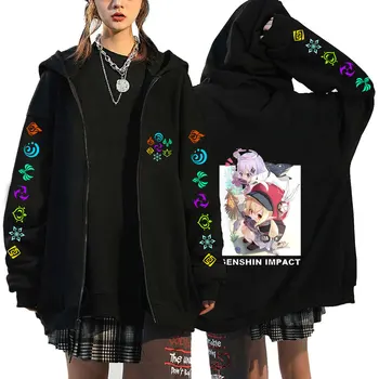 Genshin Impactul Joc 3D Imprimate Femei Hanorac cu glugă Harajuku Streetwear Pulover Baieti adolescenti Fete Supradimensionate Streetwear Topuri 4