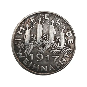 Germania 1917 Monede Comemorative De Colectare A Im Felde Weihnacht Suvenir De Crăciun Acasă Decorare Meserii Desktop Ornamente Cadou