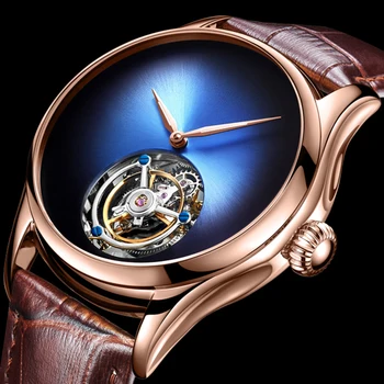 GIV Bărbați Ceasuri de mana Mecanice Reale de Zbor Tourbillon Schelet Ceas Încheietura Ceasuri pentru Barbati de Lux Safir 2021 reloj hombre