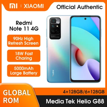 Global Rom-ul Xiaomi Redmi Nota 11 4G Smartphone 6.5