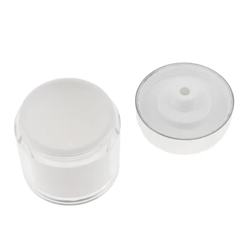 Gol Airless Container Cosmetice Crema de Fata Lotiune de ingrijire a Pielii Borcan Oală Cazul Cosmetice flacoane de Reumplere 50g 5