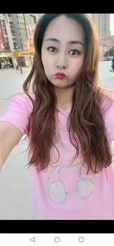 Grele Stras Moda cu Maneci Scurte T-shirt Femei 2022 Noi de Vara-coreean Ursul Desene animate cu Margele Vrac Mid-Lungime Tricou de culoare Roz, partea de Sus 4
