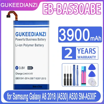 GUKEEDIANZI pentru SAMSUNG EB-BA530ABE 3900mAh Baterie Pentru Samsung Galaxy A8 2018 A530 SM-A530 A530F Baterii + Instrumente Gratuite 0