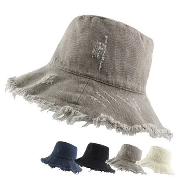 Găleată Pălărie de Vară pentru Femei Simple, Casual Pălărie Găleată Pălărie Pliabilă de Spălat Capac Pânză