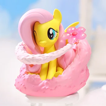 Hasbro My Little Pony Fata Anime Kawaii Jucării Colectia de Accesorii de Decorare Model de Camera pentru Copii Cadou de Ziua de nastere 0