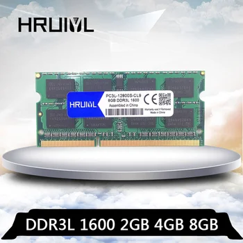 HRUIYLDDR3L 8GB 4GB 2GB 1600MHZ PC3L-12800S Memorie 1600 MHz pentru Laptop so-dimm Ram PC3L 12800 1.35 V Notebook sdram Memoria