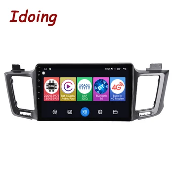 Idoing Mașină Android Auto Carplay Jucător de Radio Pentru Toyota RAV4 4 5 XA40 XA50 2013-2018 Capul Unitate Plug and Play Navigare GPS DSP