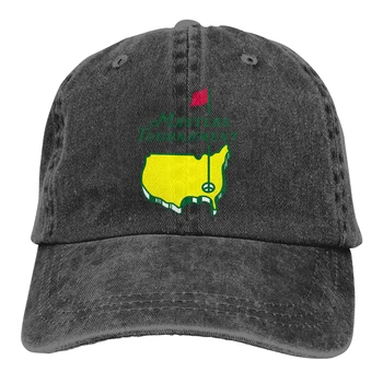 Imprimare 3D Masters Golf Tournament Logo-ul Logo-ul în aer liber de Agrement Sepci de Baseball Reglabil Hip Hop pălărie