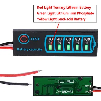 Indicator De Nivel Baterie 3-Serie Ternare Baterie De Litiu Litiu Fosfat De Fier Plumb-Acid Capacitate Acumulator Display Tester Metru