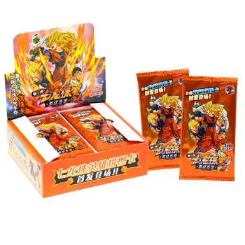 Japoneze cu Dragon Ball Z Super Saiya 100-180pcs/cutie TCG Cărți de Joc SP RSS Carduri de Masa Jucării Pentru Copiii Familiei Cadou de Crăciun 4