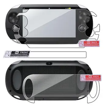Joc Consola HD Ecran Protector de Film Joc de Jucător Tampon de Protectie Fata Spate Folie Transparentă Folie de protectie Pentru Sony PS Vita