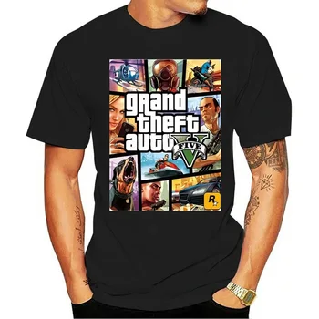 Joc Grand Theft Auto Gta T Camasa Barbati de Moda pentru Femei Maneci Scurte din Bumbac tricou Copii Hip Hop Topuri Tricouri Tricou Baiat Camista Hombre