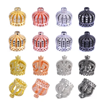 Juya 4buc/Lot en-Gros DIY Creative Coroana Șirag de mărgele Capace Accesorii Pentru Handmade Perie Ciucuri Cercei Bijuterii de Luare Componente