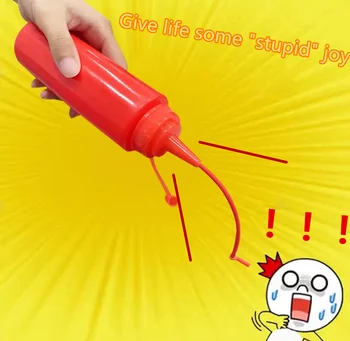 Ketchup Jucărie Salata De Sticla Glumă Propunerii De Creatie De Relief De Stres Artificial Jucarii Iubitor De Sticle Goale Amuzant Șoc Joc De Copii Cadou