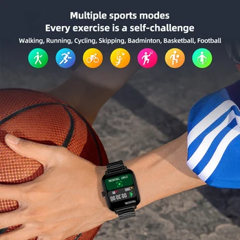 KEYA Ceas Inteligent Bărbați Bluetooth Răspuns Apel IP67 rezistent la apa Modul Sport DIY Cadrane Mesaj Memento Femei Ceas pentru Android iOS Nou 4