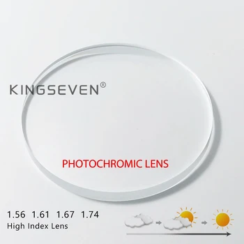 KINGSEVEN Lentilă Fotocromatică Progresivă Multifocală baza de Prescriptie medicala Miopie, Lentile de Ochelari de Citit 1.56 1.61 1.67