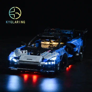 Kyglaring de Iluminat cu Led Set DIY Jucării Pentru 42123 Technic Senna GTR (Nu sunt Incluse Blocuri)