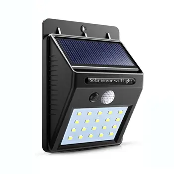 Lanterna LED-uri Senzor de Exterior Perete rezistent la apa Solar Garden Street Senzor de Lumină Automat Lampa de Mișcare Drumurilor Publice Noapte Blubs