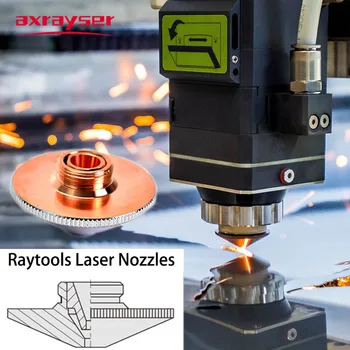 Laser Duze Raytools Fibre Capul Laser Masini-Unelte Pentru Taiere Single / Dublu Strat Dia.32mm Calibru 0.8-5.0 Placat cu Crom Parte