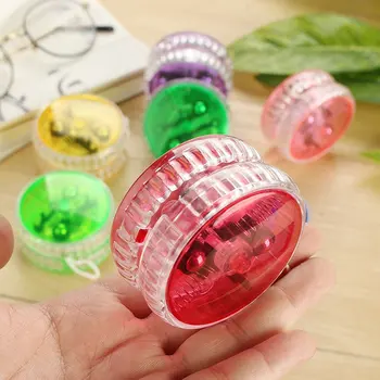 LED Intermitent YoYo Minge Copii Ambreiaj Mecanism Magic Yo-Yo Jucării Pentru Copii Cadou Partid Jucărie Jucărie de Moda