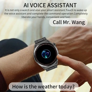 LIGE AMOLED Smartwatch Afaceri Ceas Pentru Bărbați Ceas Inteligent Bluetooth Apel Ecran HD de 380mAh Baterie de Mare Capacitate de Fitness Ceas 3