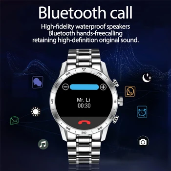 LIGE Bluetooth Apel Bărbați Ceas Inteligent Sport Ritm Cardiac de Oxigen din Sange IP68 Impermeabil Ceas Asistent de sex Feminin Smartwatch Cмарт Часы 3