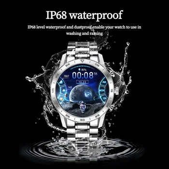 LIGE ECG+PPG Smart Watch Mens 454*454 HD 1.39 inch Bluetooth Apel IP68 rezistent la apa 2021 Nou apel Smartwatch Barbati+Cutie 4