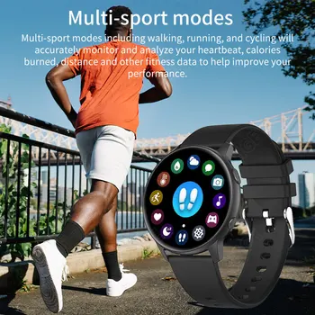 LIGE Noua Moda Ceas Inteligent Oameni Complet Tactil Memento Apel de la Distanță Camera Tracker de Fitness Smartwatch rezistent la apa Femei ceas Sport 4