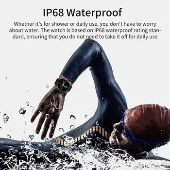 LIGE Noua Moda Ceas Inteligent Oameni Complet Tactil Memento Apel de la Distanță Camera Tracker de Fitness Smartwatch rezistent la apa Femei ceas Sport 5