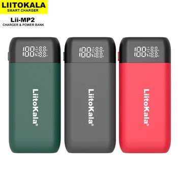 LiitoKala Lii-MP2 18650 21700 Încărcător de Baterie si Tableta Power Bank QC3.0 Intrare/Ieșire Afișaj Digital.
