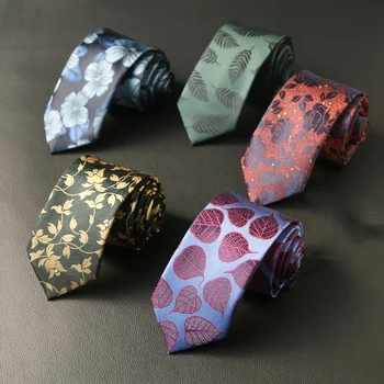 Linbaiway de Afaceri Lega Cravate pentru Barbati Poliester Floral Feminin Cravată subțire pentru Nunta Domnilor Cravat Corbatas LOGO-ul Personalizat
