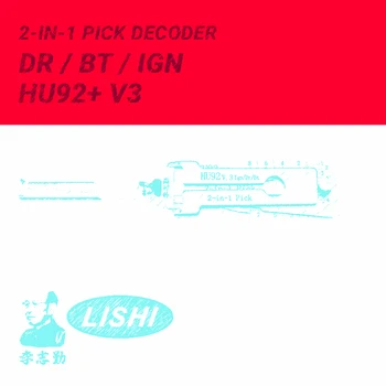 Lishi HU92+ V3 pentru Mini, Rover și BMW 2-în-1 Alege Decodor Twin Stivuitor