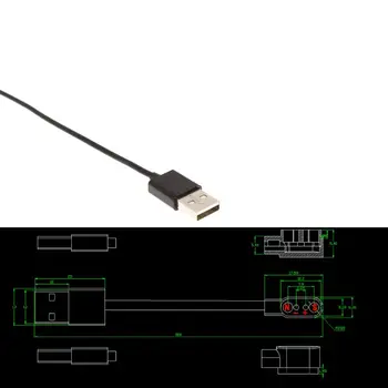 Magnetic de Încărcare Cablu de Încărcare Pentru Ceas Inteligent cu Magnetics Plug 2.84 mm 2