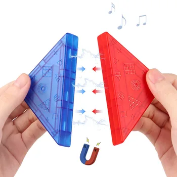 Magnetice Colorate 3D Tangram Puzzle Jucărie Copil Formarea Gândirii Logice Desen Jocuri de societate Educație Montessori Jucarii Pentru Copii 3