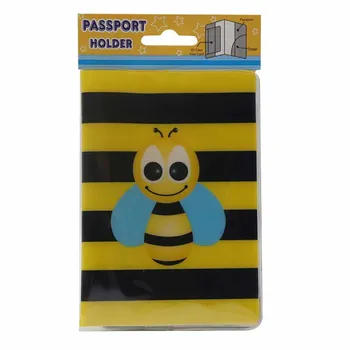 Mai nou Minunat Albine Animale Pașaport Titular PVC Piele Pașaport de Călătorie Acoperă Caz Carte de IDENTITATE Adrese de Titularii de 14cm*10cm 0