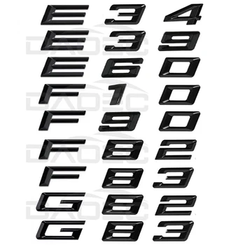 Masina 3D ABS Portbagaj Literele Logo-ul Insigna Emblema Decalcomanii de Styling Autocolant Pentru BMW M4 M5 E34 E39 E60 F10 82 F83 F90 G82 G83 Accesorii