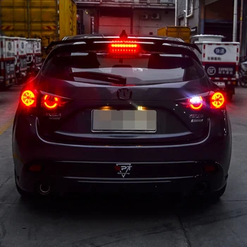 Masina Hatchback Noi cu LED-uri Lămpi Spate lampa spate Pentru Mazda 3 Axela Hatchback 2014 2015 2016 2017 2018 2019 Coada de Lampa 3