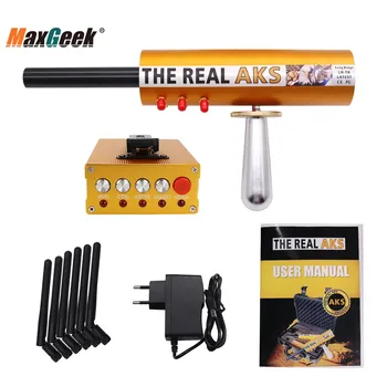 Maxgeek Real AKS Rază Lungă Detector de Metale Profesional 6 Antene Subterane de Aur Detector Gama de Căutare 1200M Adâncime 14M 1